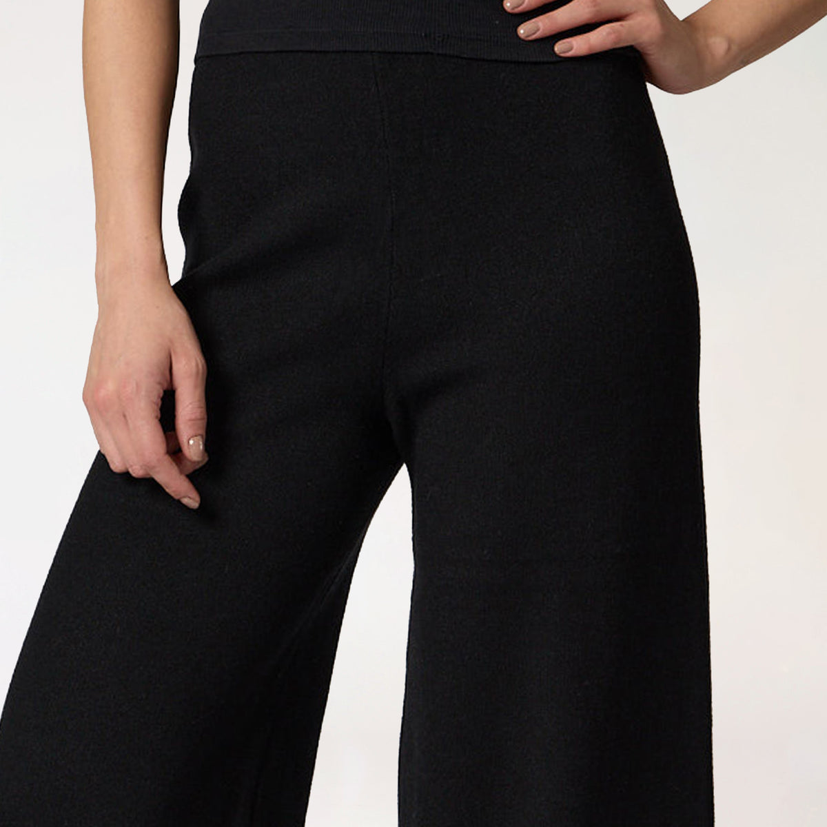Pantalón Recto Negro
