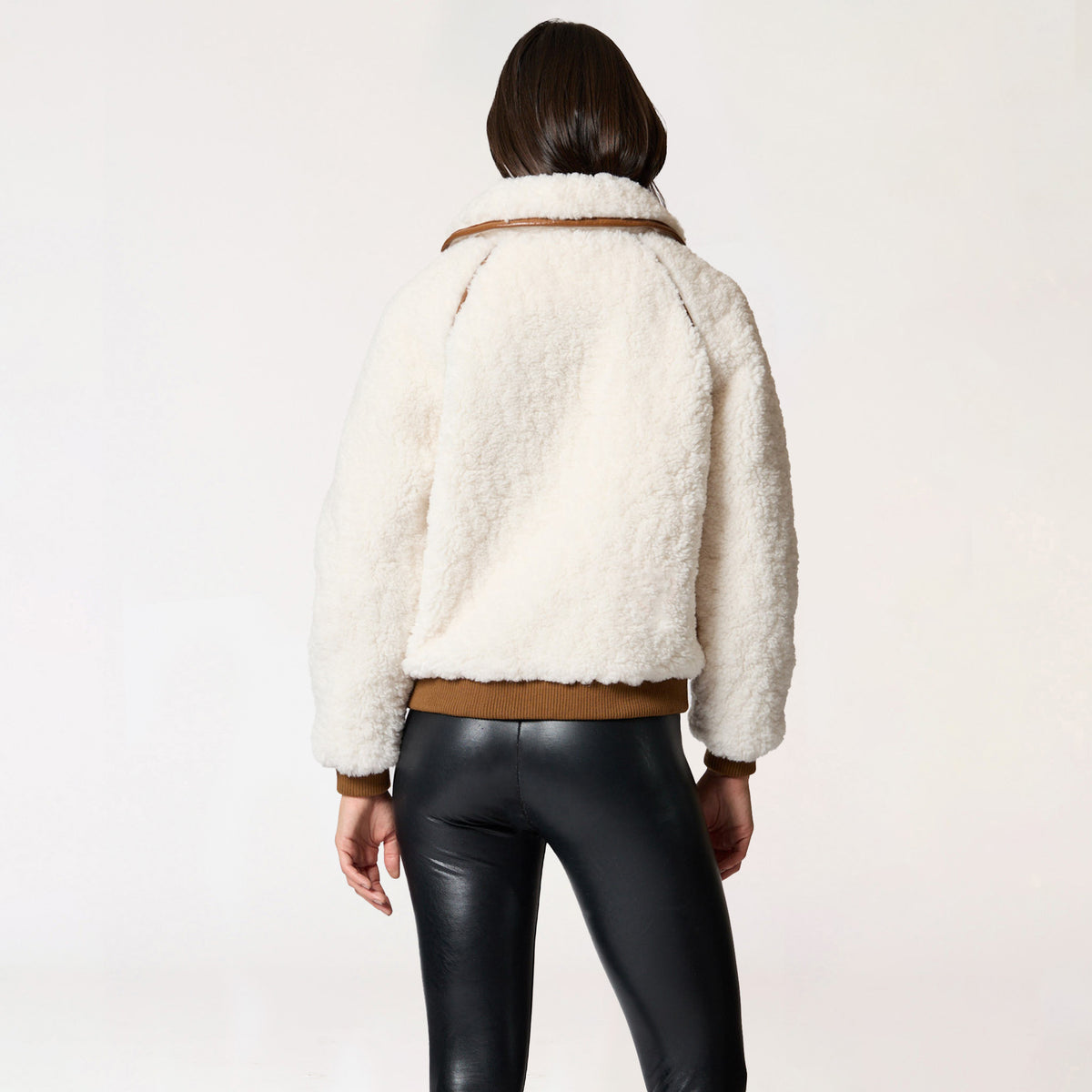 Chamarra Hueso Bomber