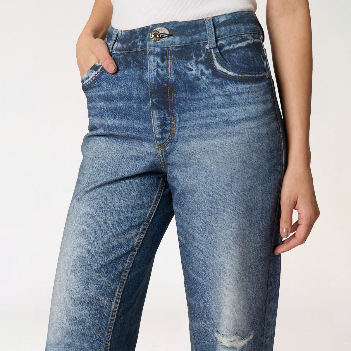 Jeans Estamapdo Azul
