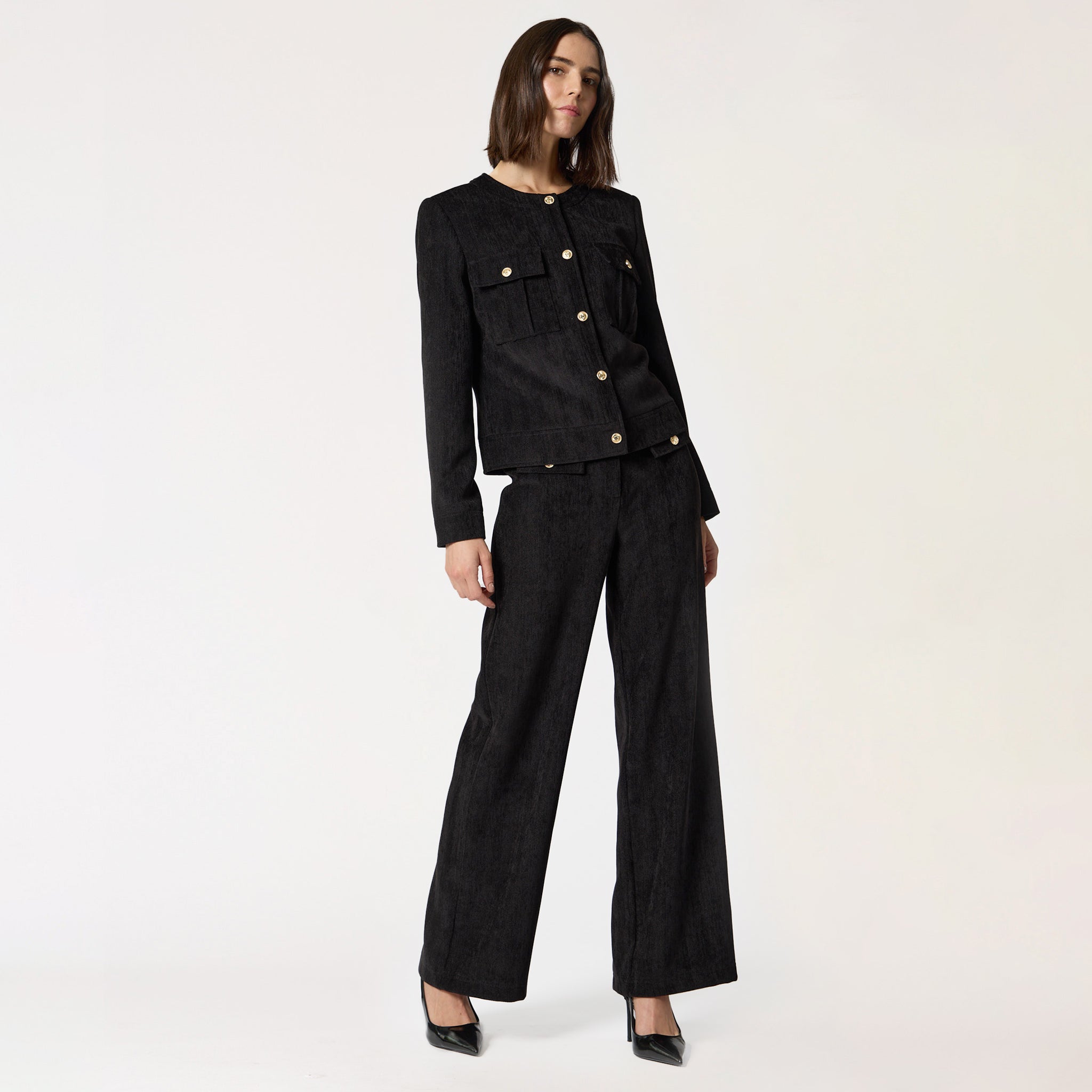Pantalón Negro Liso