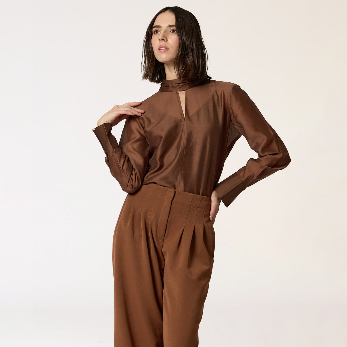 Blusa Café Lisa