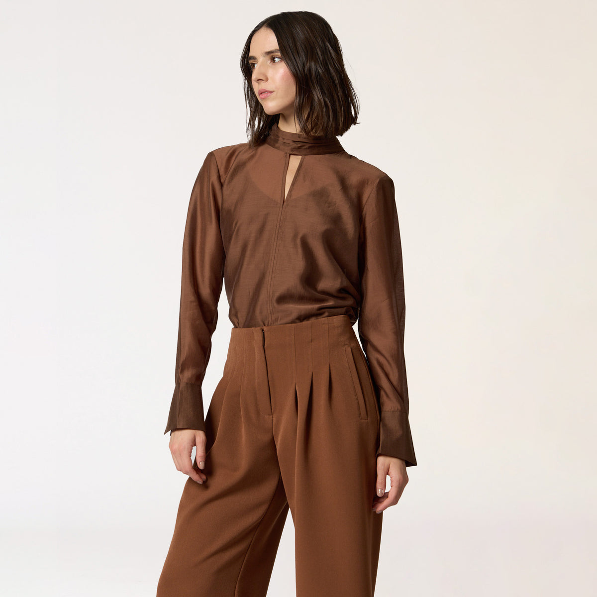 Blusa Café Lisa