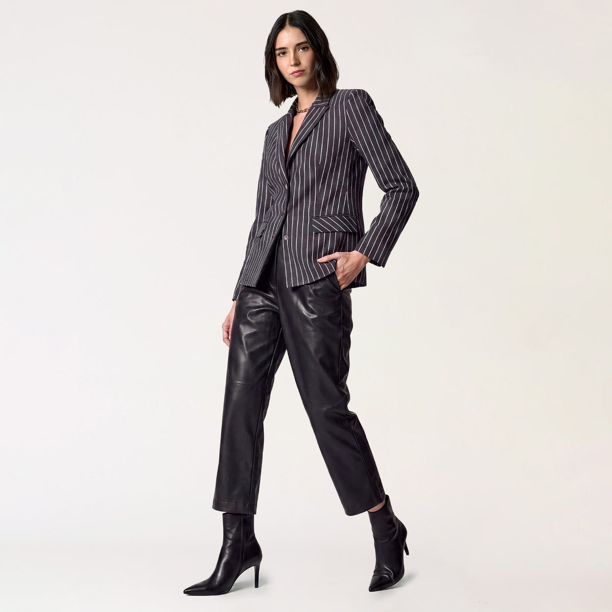 Saco Oxford a Rayas
