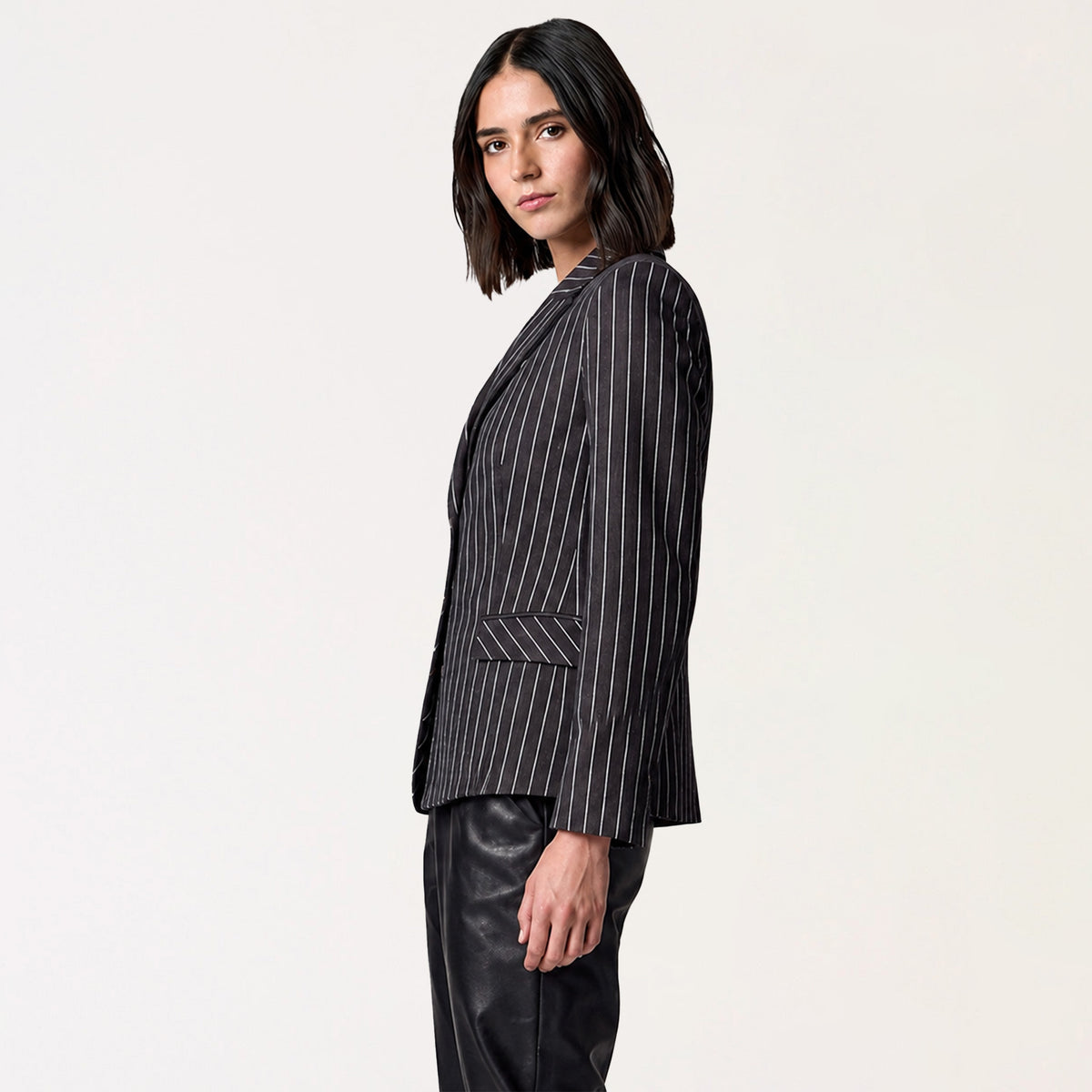 Saco Oxford a Rayas