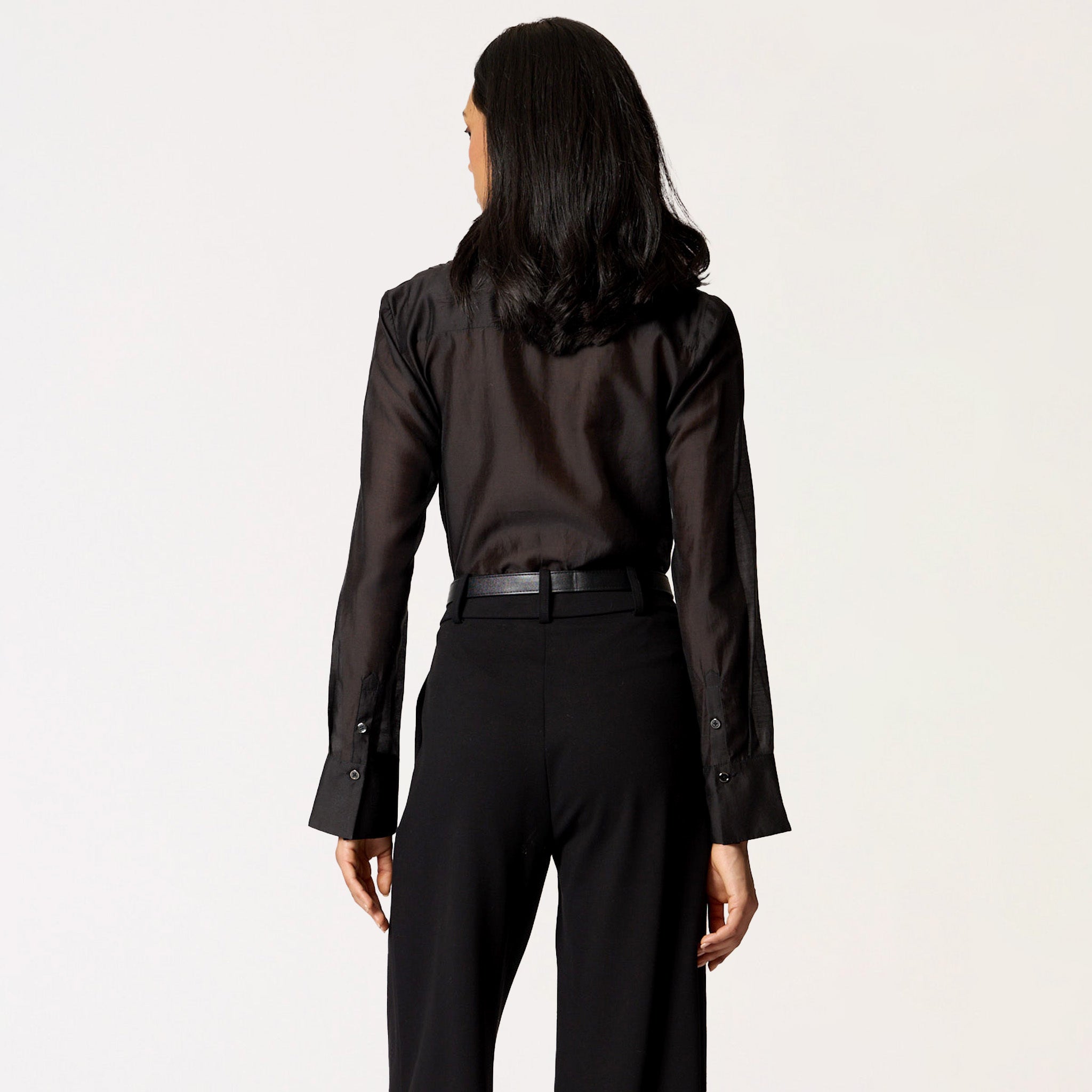 Blusa Camisera Negra