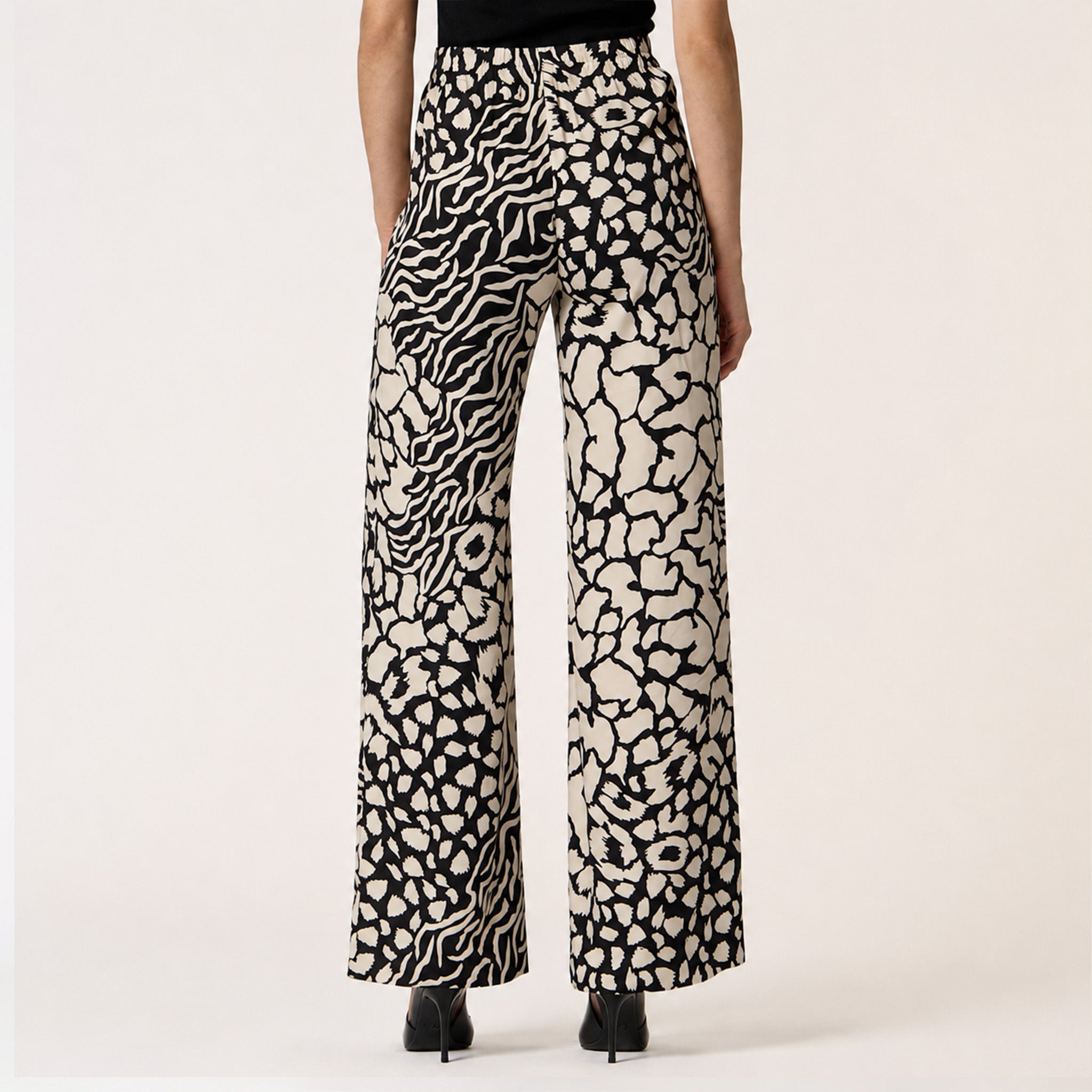 Pantalón Beige Estamapado