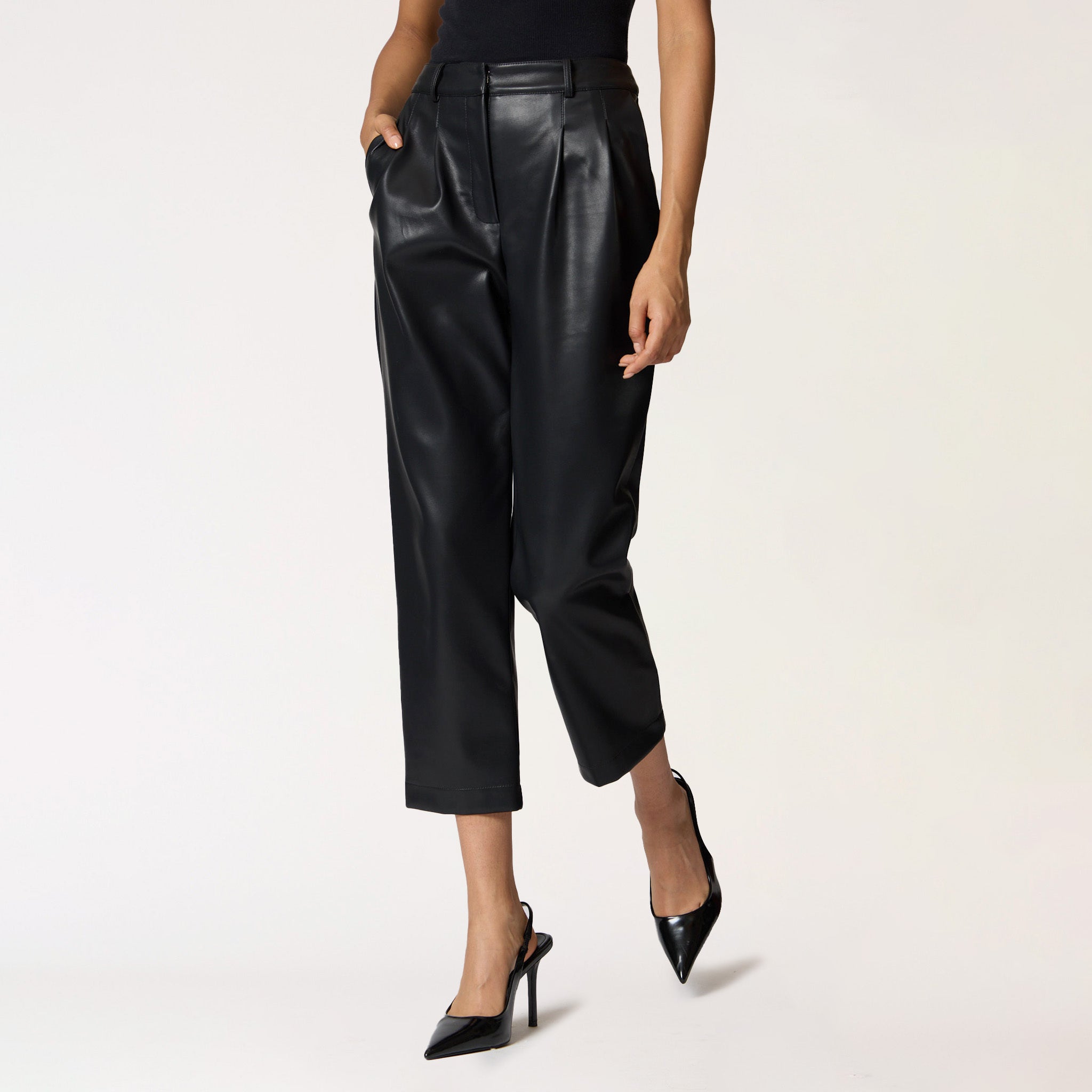 Pantalón Negro Vinipiel