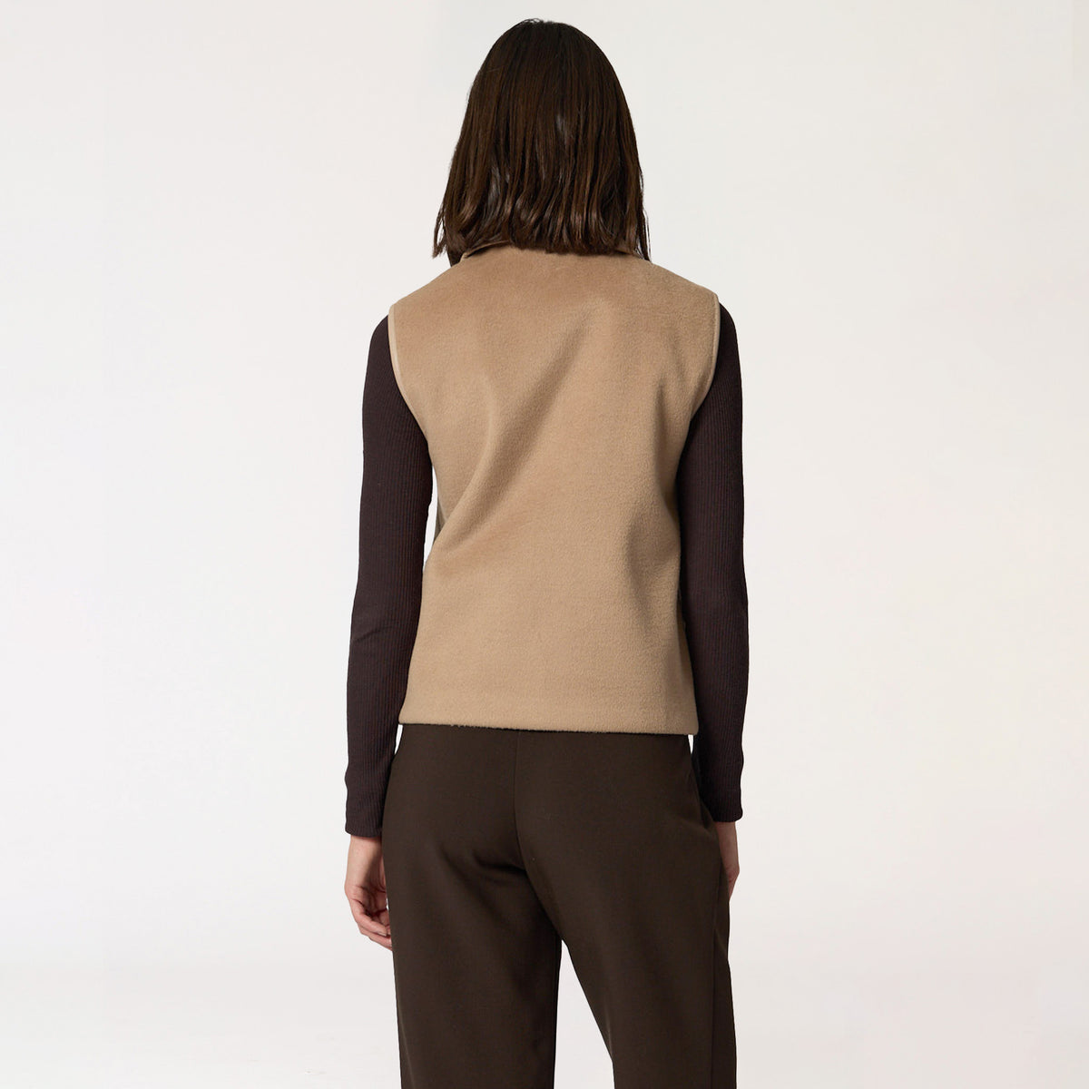 Chaleco Liso Beige